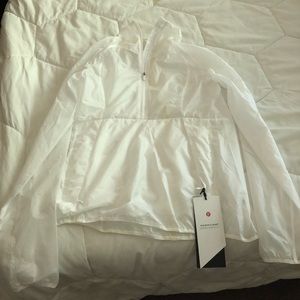 Lululemon Run With It Jacket - Sheer white